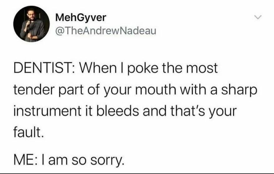 10/10 dentists recommend #badsciencejokes