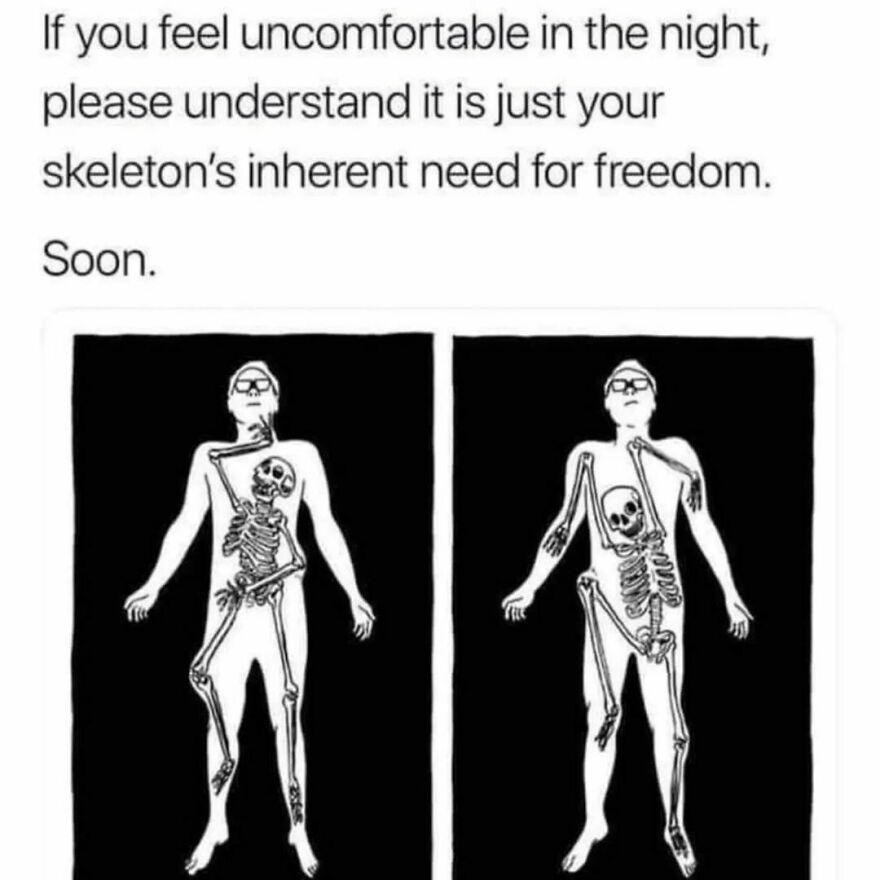When the moon rises, so does the bones. When the moon rises, so does the bones.