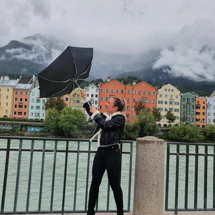 When You Plan A City Break In Summer, And At The Destination, You Find Yourself By Surprise In Winter. Shouldn't There Be A Breathtaking Panorama In The Background?