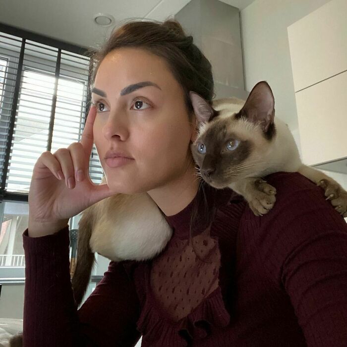 Looking At Some Birds Together With My Fur Collar