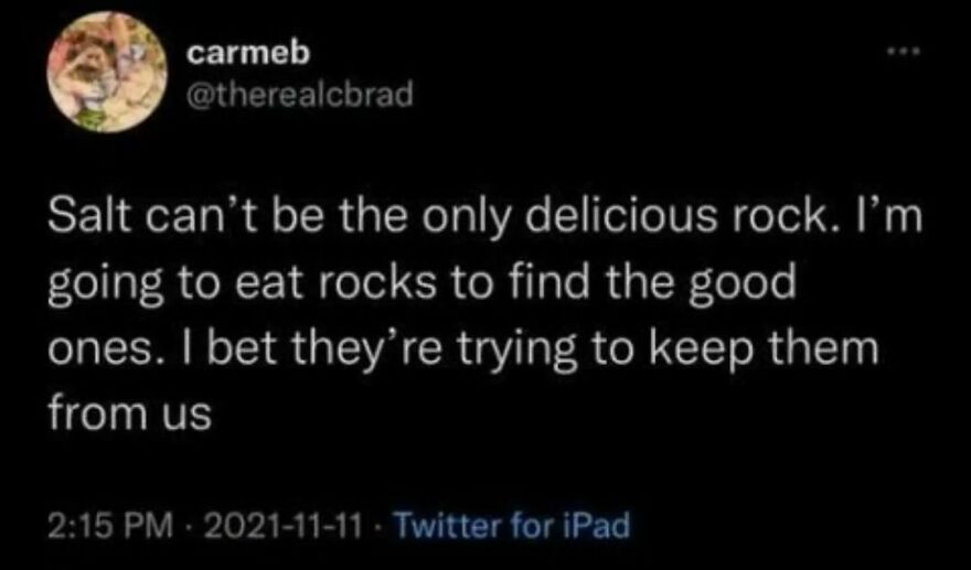I'm onto you, Dirt. I'm onto you, Dirt.