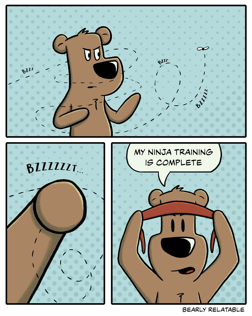 Bearly Relatable Comic
