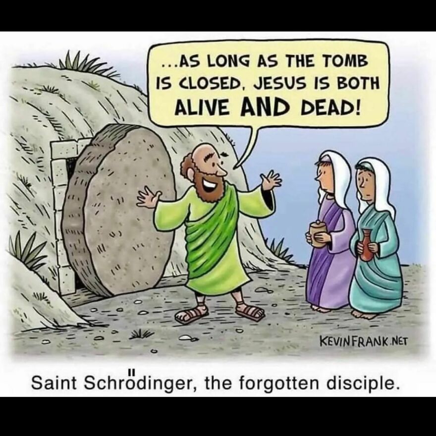 For my #Christian followers, Happy #Easter.
Along with everyone else, enjoy this meme.
~
-there will be no religious bashing in the comments. I will ban you. Christian, Muslim, Jewish, or otherwise unnoted. Be respectful please. -
