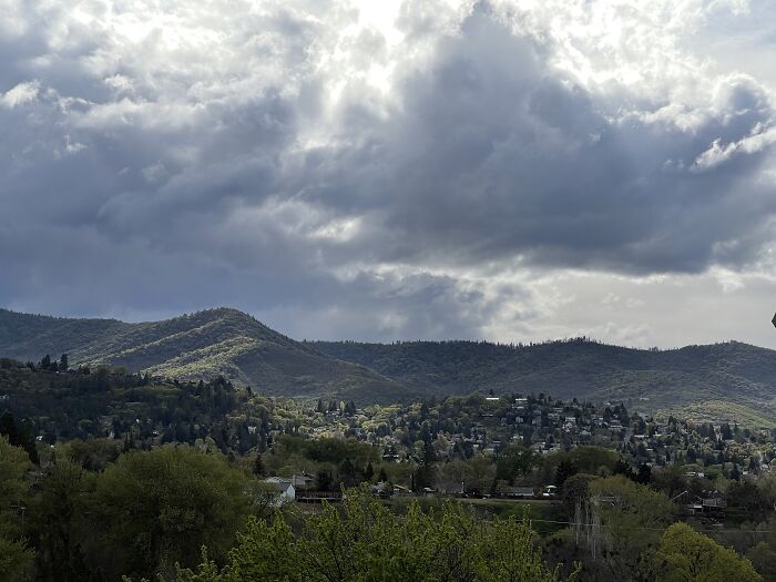 View Of Town From Our New Home