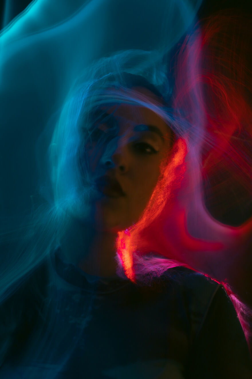 Got Creative With Fiber Lights