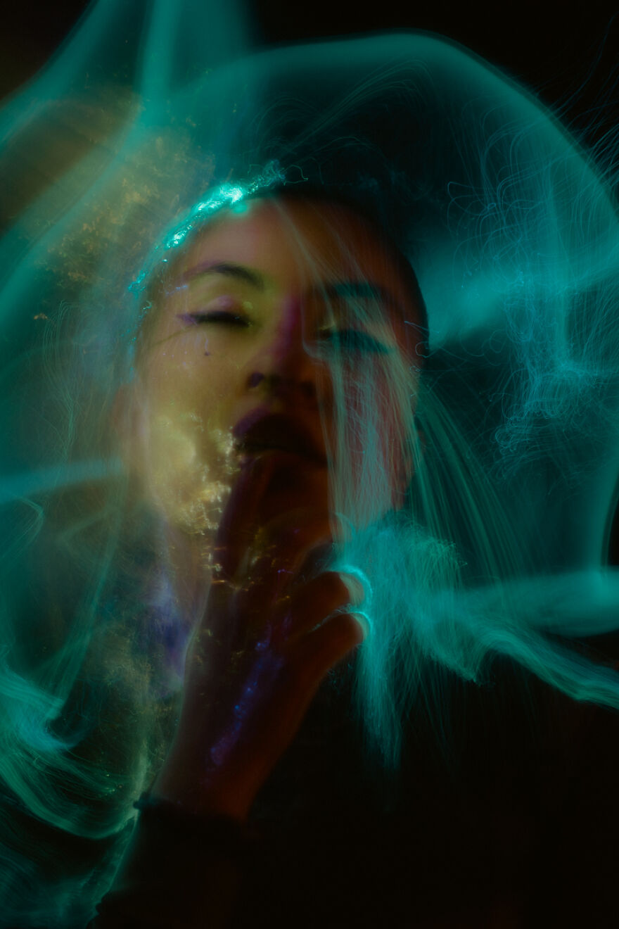 Got Creative With Fiber Lights