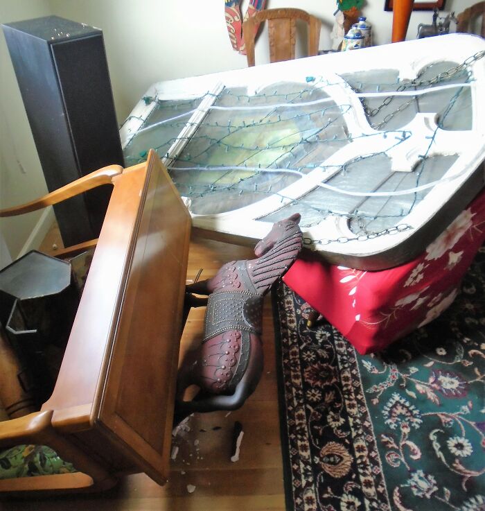 It Was A Rube-Goldberg Cascade Of Destruction That Lasted About Two Seconds