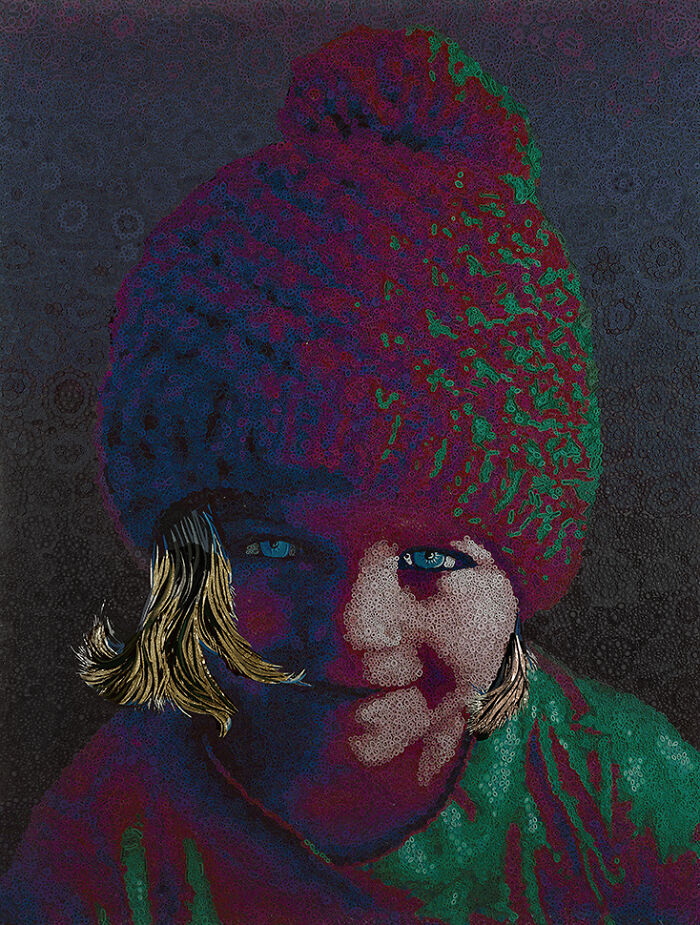 I Made Portraits Entirely Out Of Tape (4 Pics) I Made Portraits Entirely Out Of Tape (4 Pics)