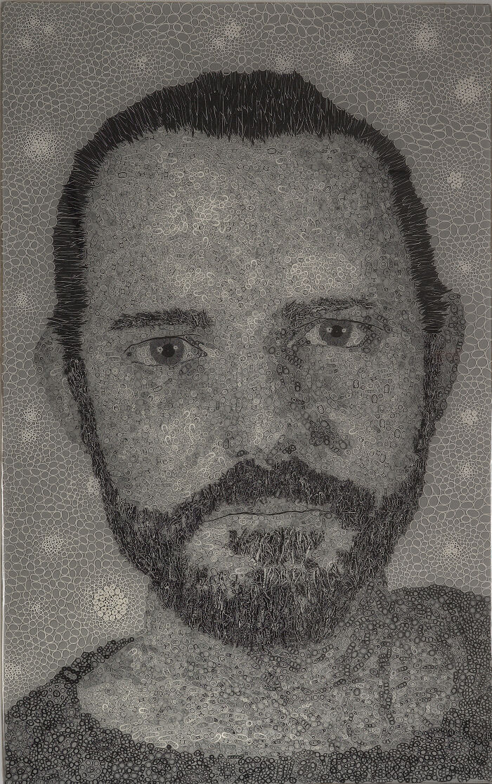 I Made Portraits Entirely Out Of Tape (4 Pics) I Made Portraits Entirely Out Of Tape (4 Pics)