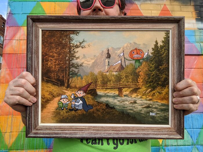 Over The Garden Wall, More Like On The Thrifted Painting