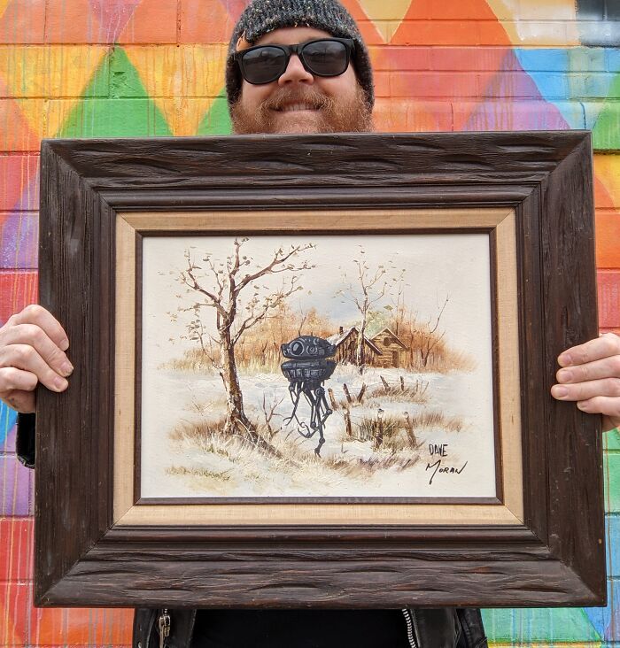 An Imperial Probe Droid Motel Art