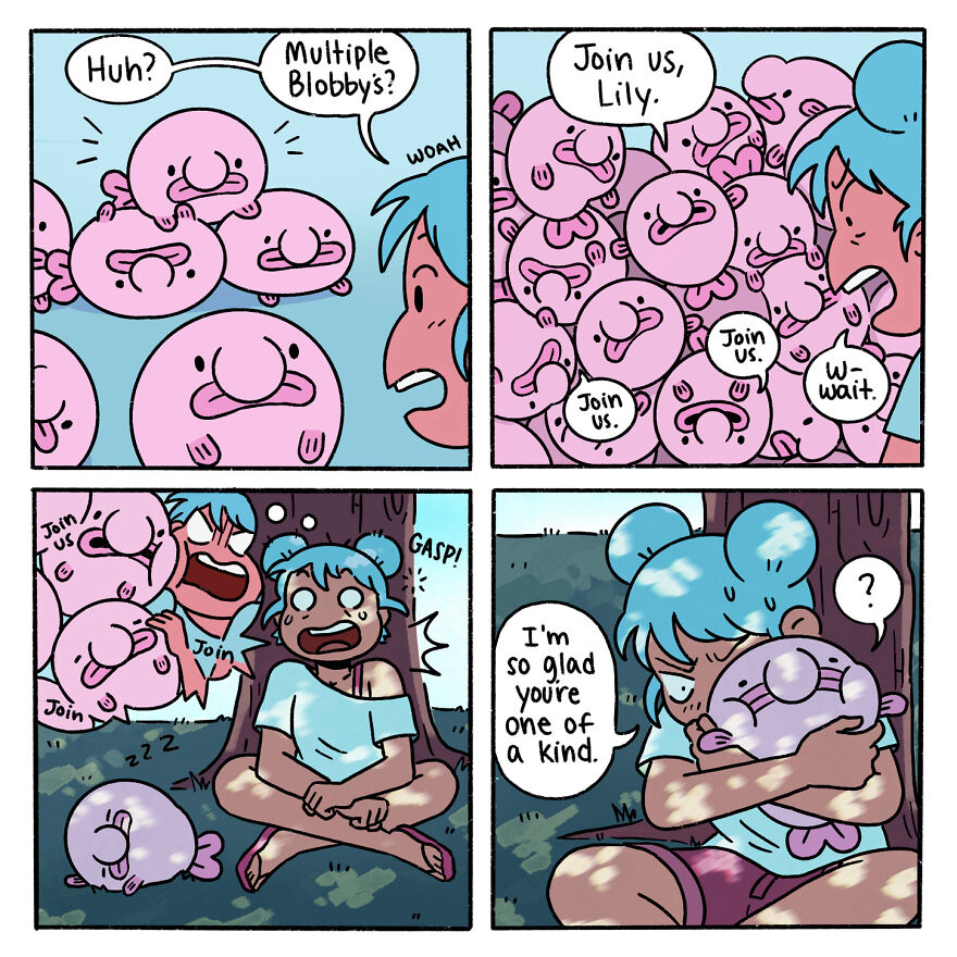 Meet The “Blobby And Friends” Comics Highlighting Social Injustice In The Modern World (40 New Pics)