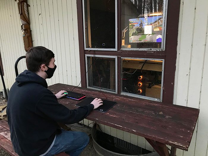 Dad Said I Could Have Friends Over, But Only If We Played Outside Because Of Covid. We Beat The System