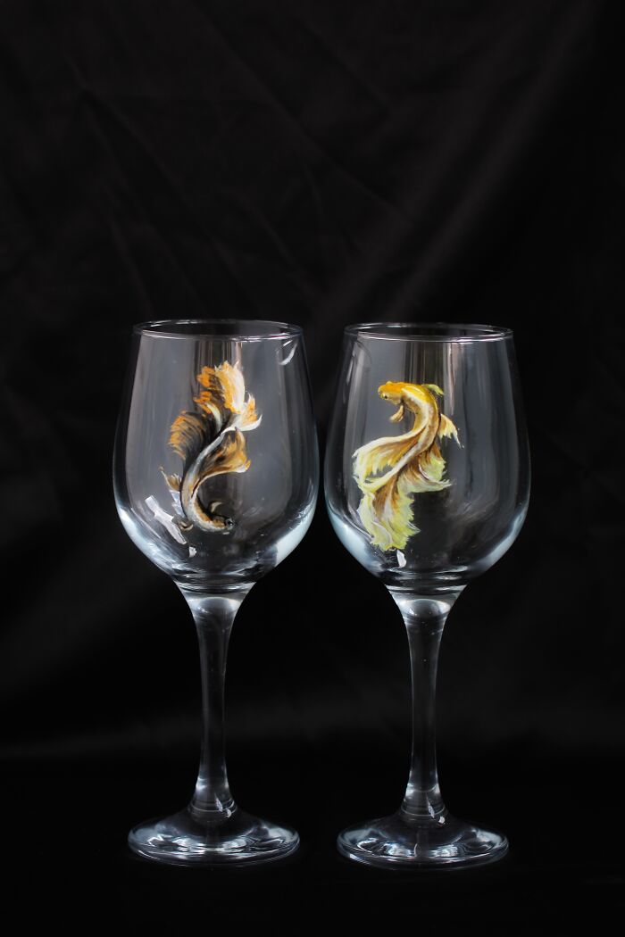 Glass Creatures - Amazing Realistic Animals Painted On Glasses (34 Pics)