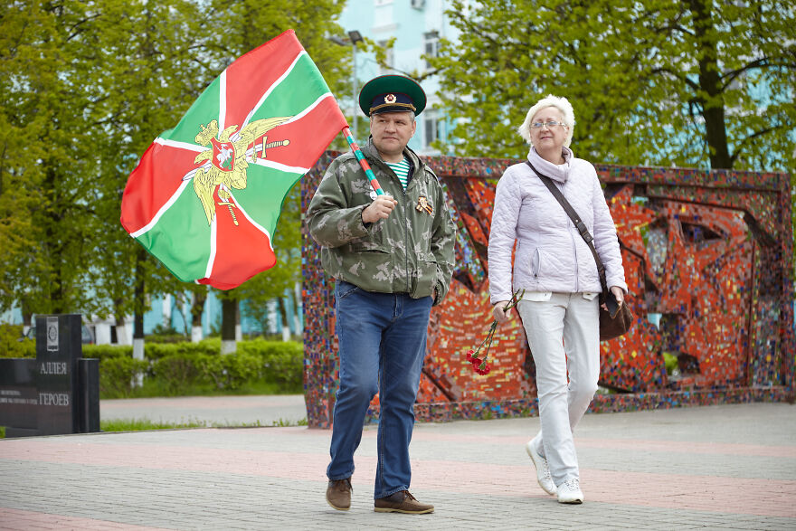 Veterans Of The Border Troops. Border Guard Day In Russia.