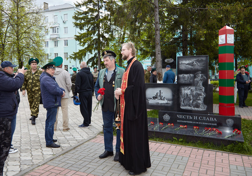 Veterans Of The Border Troops. Border Guard Day In Russia.