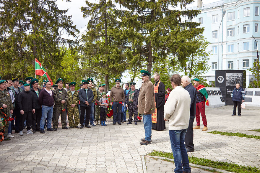 Veterans Of The Border Troops. Border Guard Day In Russia.