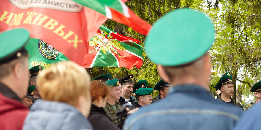 Veterans Of The Border Troops. Border Guard Day In Russia.
