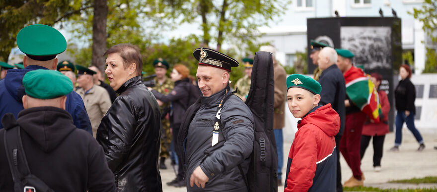 Veterans Of The Border Troops. Border Guard Day In Russia.