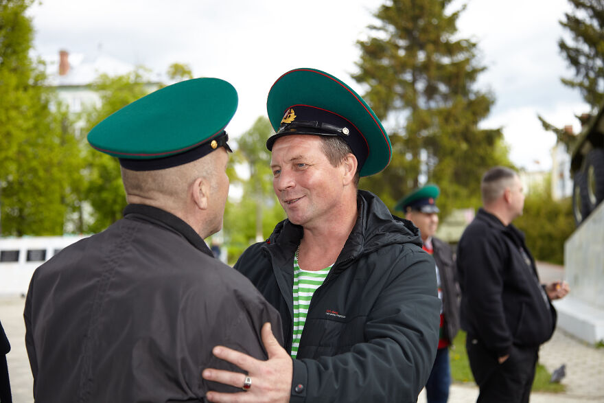 Veterans Of The Border Troops. Border Guard Day In Russia.