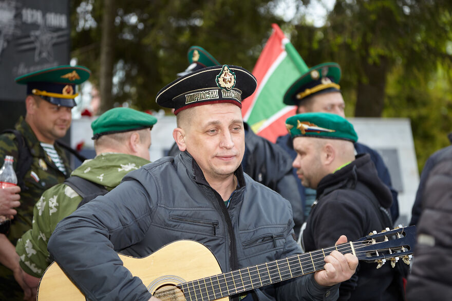Veterans Of The Border Troops. Border Guard Day In Russia.