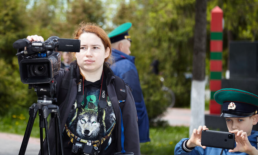 Veterans Of The Border Troops. Border Guard Day In Russia.