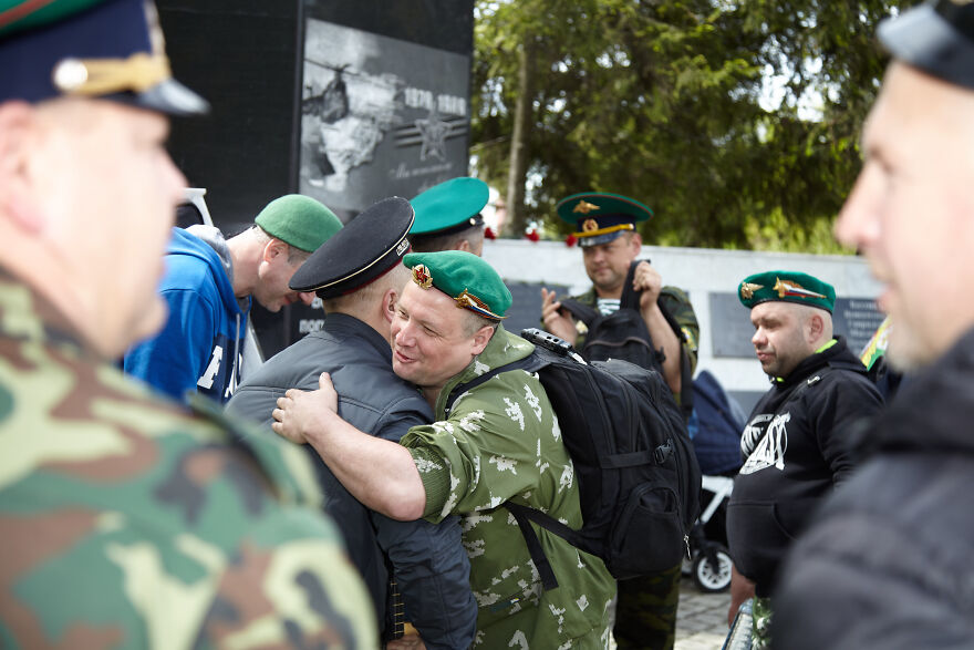 Veterans Of The Border Troops. Border Guard Day In Russia.