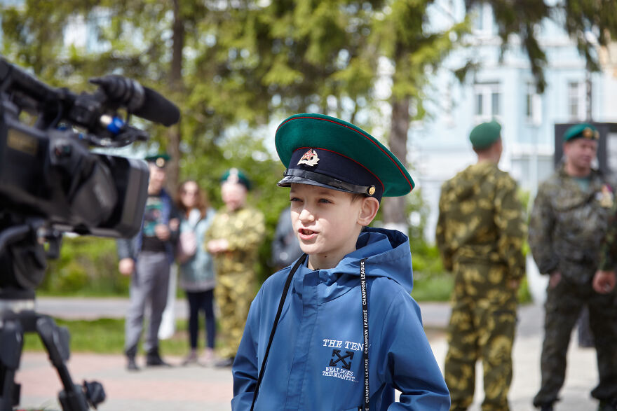 Veterans Of The Border Troops. Border Guard Day In Russia.