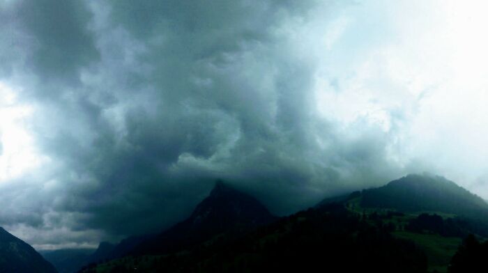Mountains Of Clouds In The Mountains