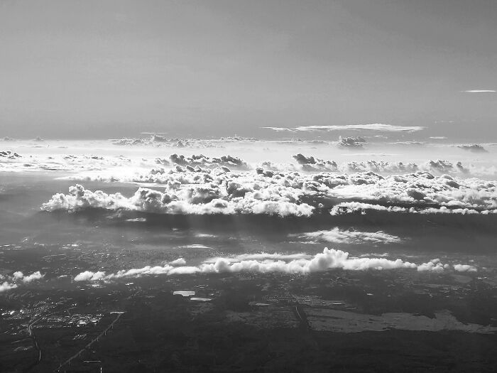 From The Top Of Mount Fuji, Japan, 24 Hours Before A Typhoon