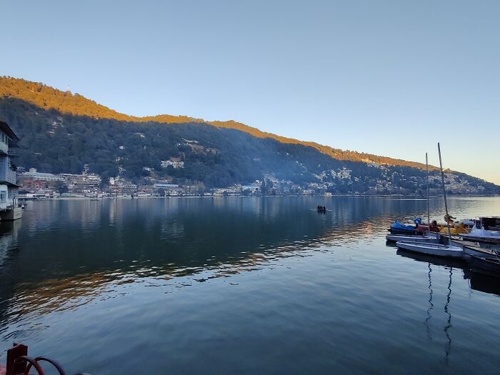 Sunset In Nanital, India