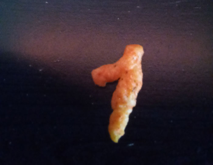My Cheeto Looks Like A 1