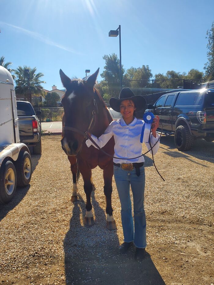 Doing Competitions With My First Horse. He Is Lame Now And Has Done Me Well. Love You P.t