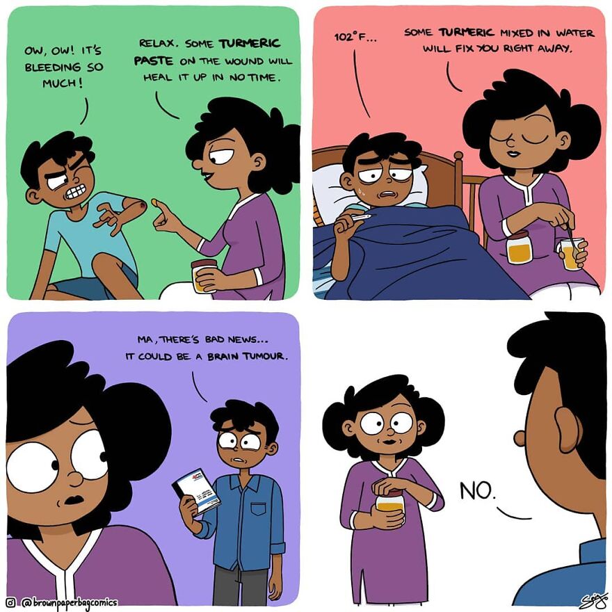 Indian Artist Creates Satirical Comics About Indian Families Inspired By Real-Life Experiences (New Pics)