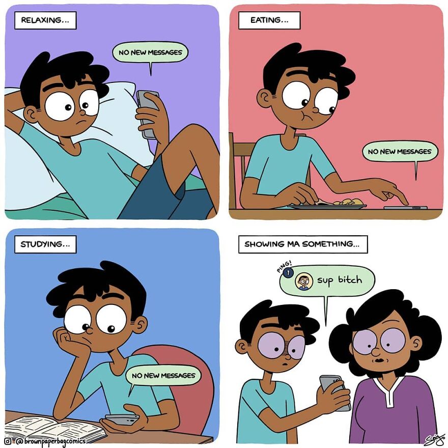 Indian Artist Creates Satirical Comics About Indian Families Inspired By Real-Life Experiences (New Pics)