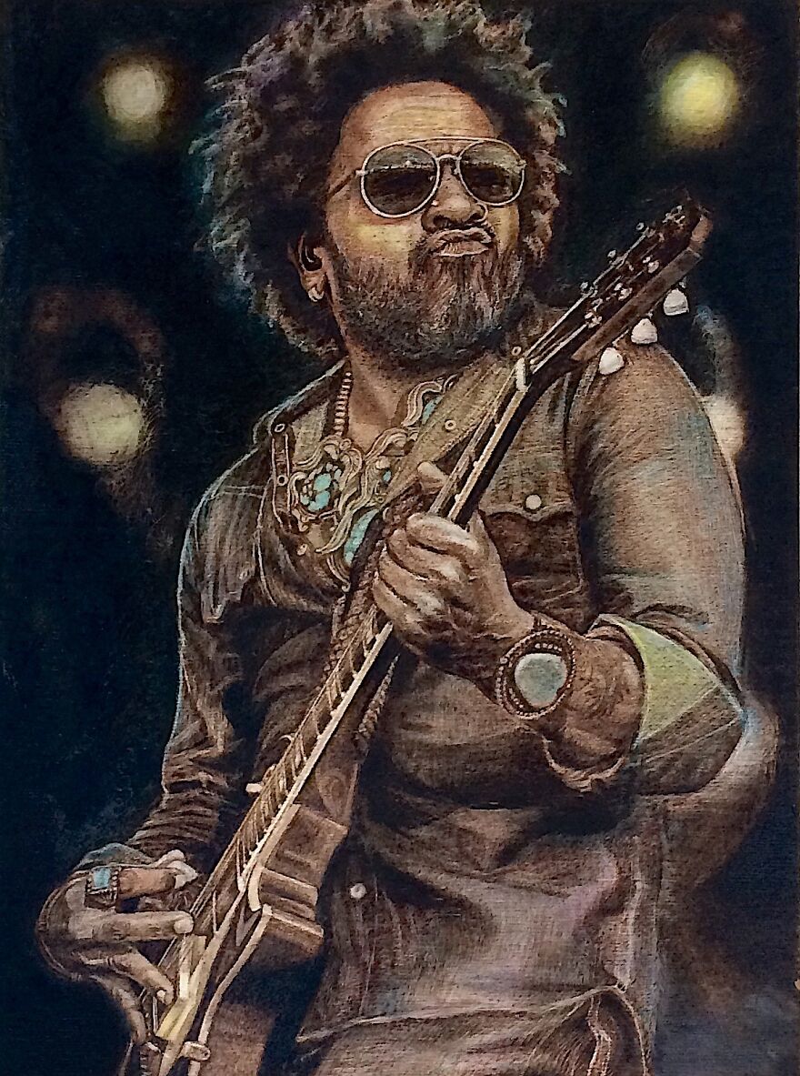 Lenny - Wood Burning Art