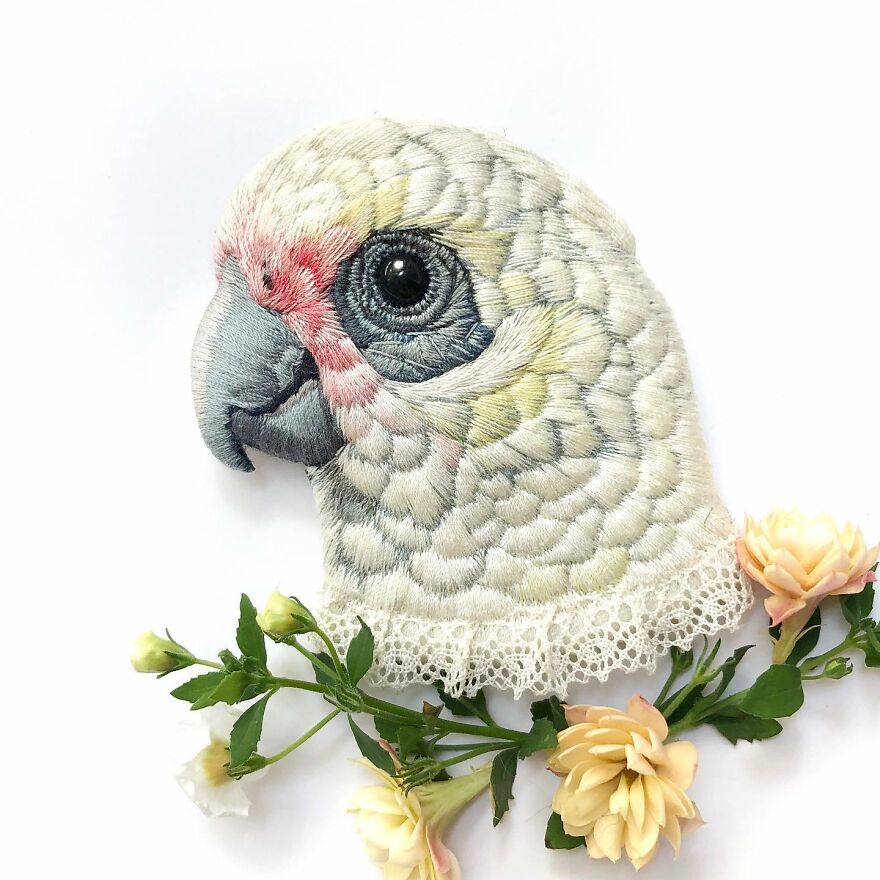 Meet Paulina Bartnik's Embroidered Birds (New Pics)