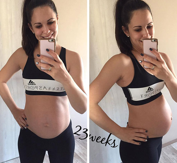 30 Mothers Are Sharing Realistic Pictures Of Baby Bumps And Pregnant Bodies To Fight Toxic Standards