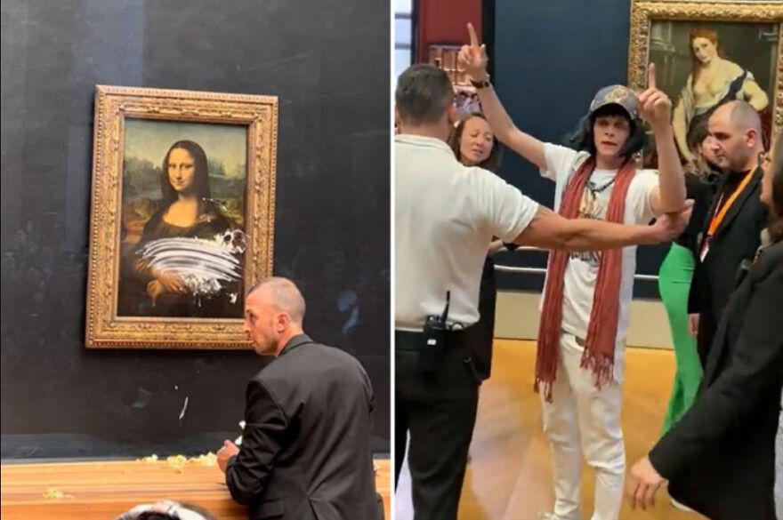 Leonardo Da Vinci's Famous Painting Got Busted By A Cake! Leonardo Da Vinci's Famous Painting Got Busted By A Cake!