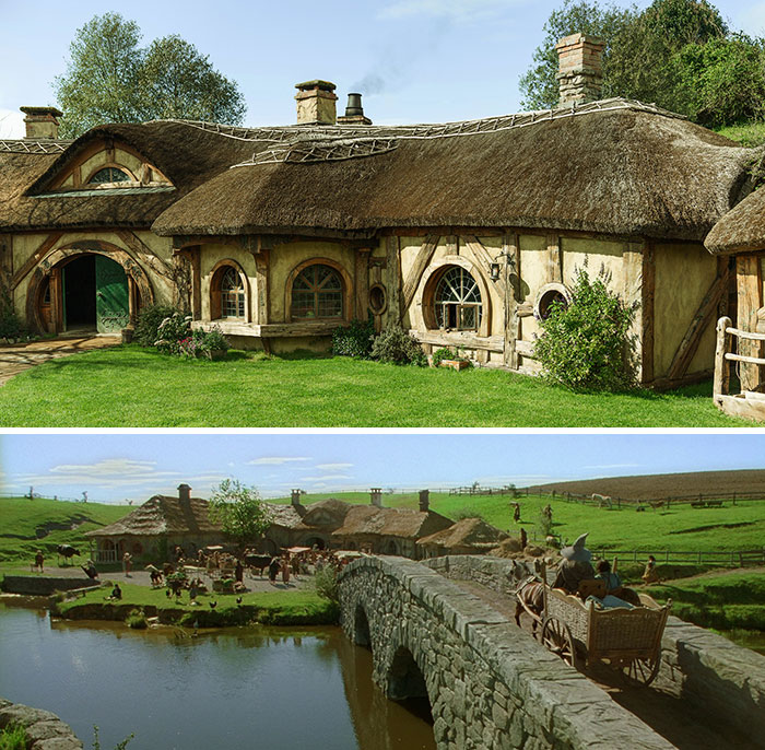 El Dragón Verde - Set de rodaje de Hobbiton