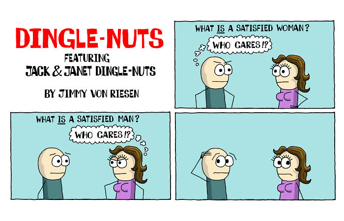 Let's Talk About Sex-Ism? Meet Jack And Janet Dingle-Nuts!