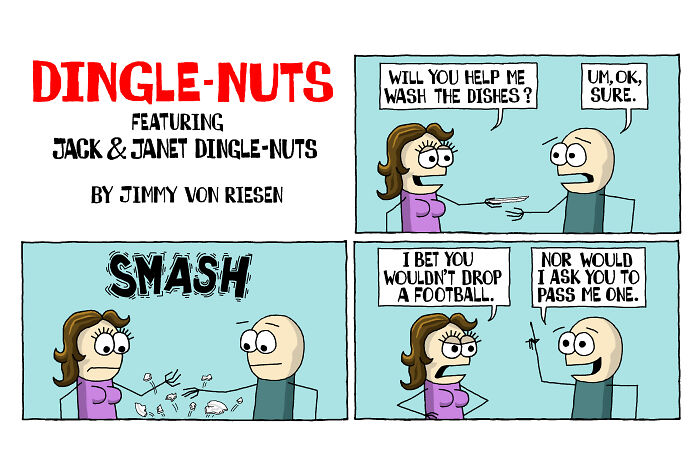 Let's Talk About Sex-Ism? Meet Jack And Janet Dingle-Nuts!