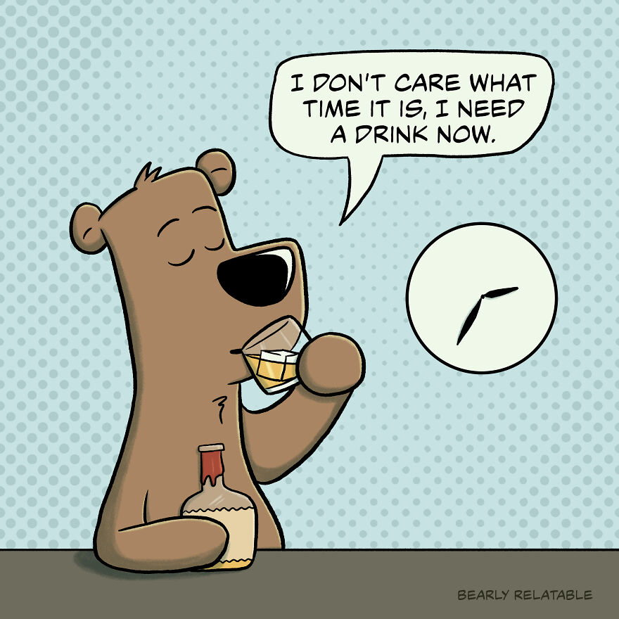 Bearly Relatable Comic