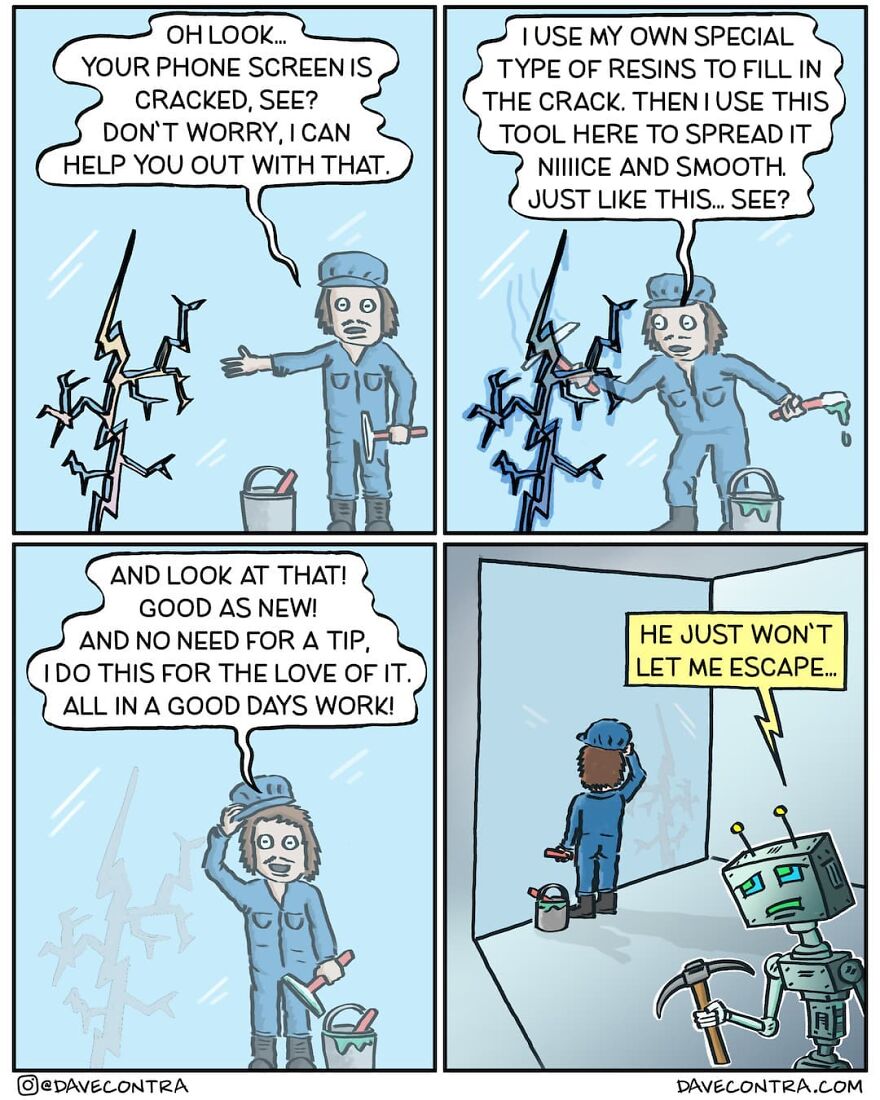 New Comics With Unexpectedly Dark Twists By Dave Contra