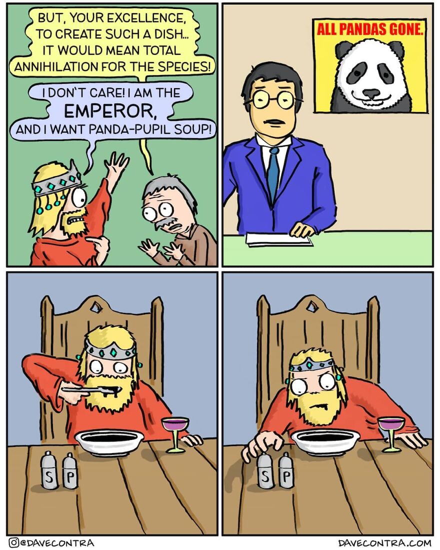 New Comics With Unexpectedly Dark Twists By Dave Contra