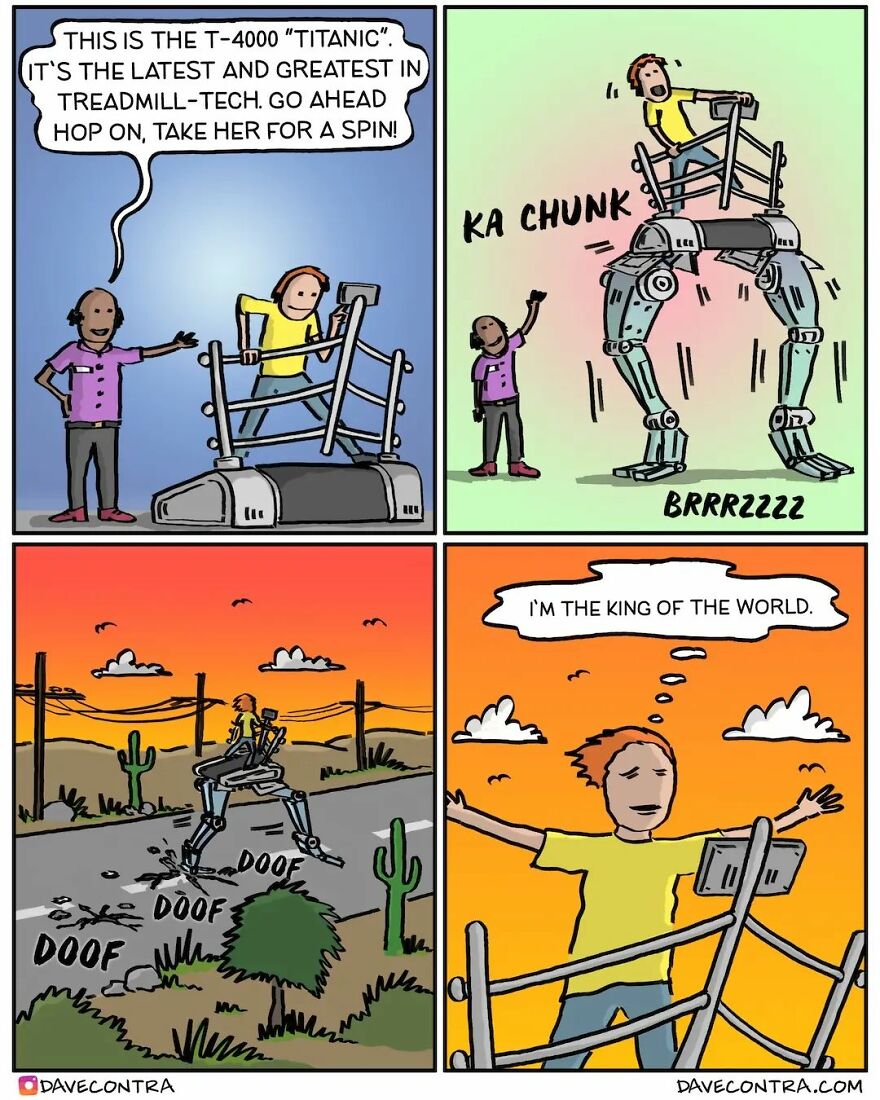 New Comics With Unexpectedly Dark Twists By Dave Contra