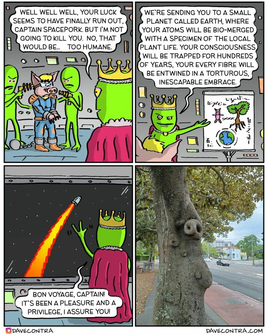 New Comics With Unexpectedly Dark Twists By Dave Contra