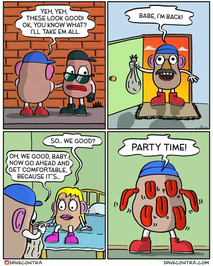 New Comics With Unexpectedly Dark Twists By Dave Contra