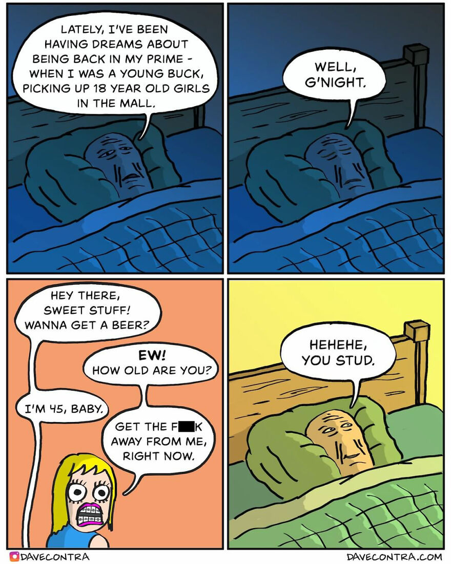 New Comics With Unexpectedly Dark Twists By Dave Contra