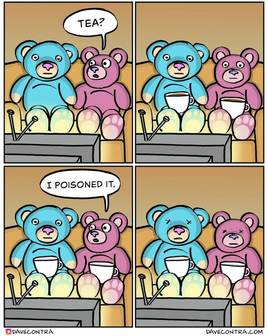 New Comics With Unexpectedly Dark Twists By Dave Contra